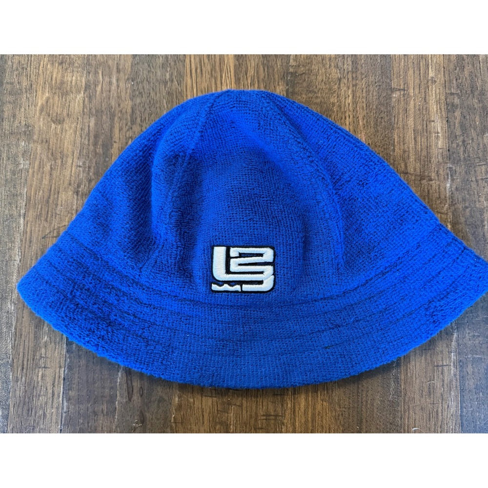 Nike LeBron James Royal Blue Terry Cloth Bucket Hat Embroidered Logo One Size